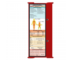 WhiteCoat Clipboard® Trifold - Red Flight Medic Edition